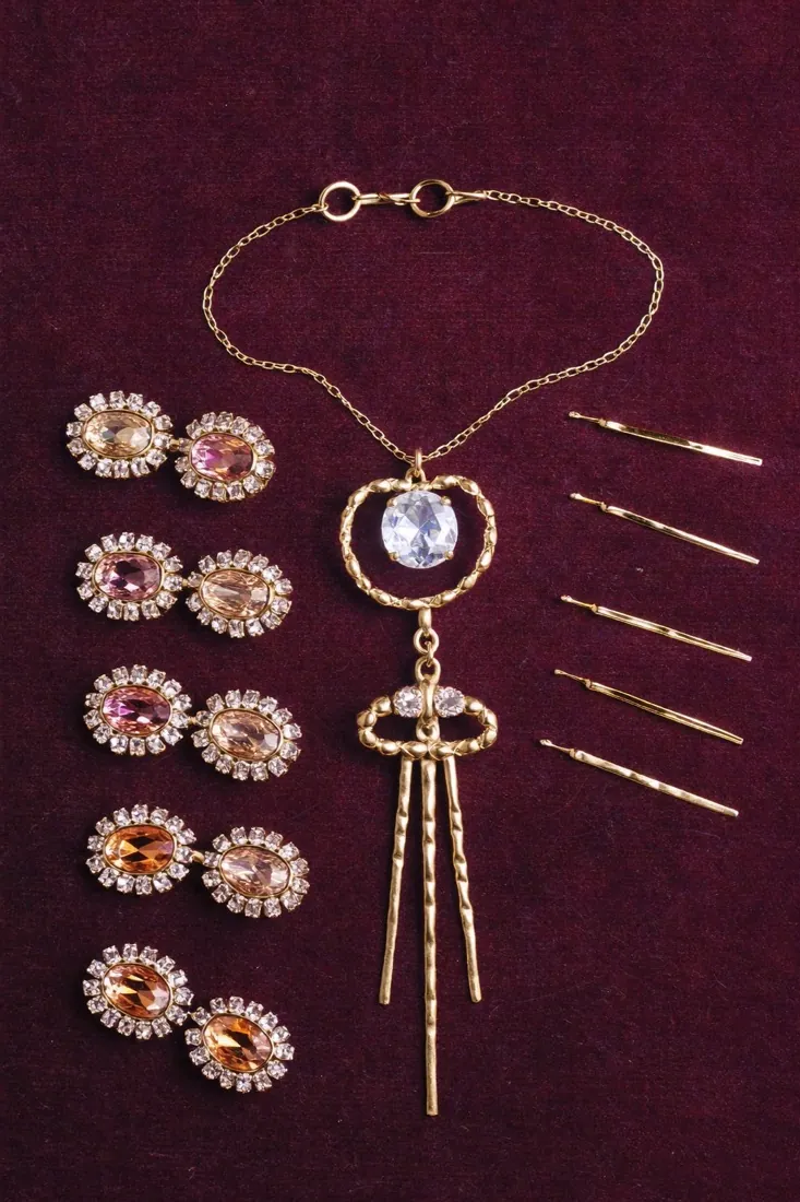 Maang tikka & pin set